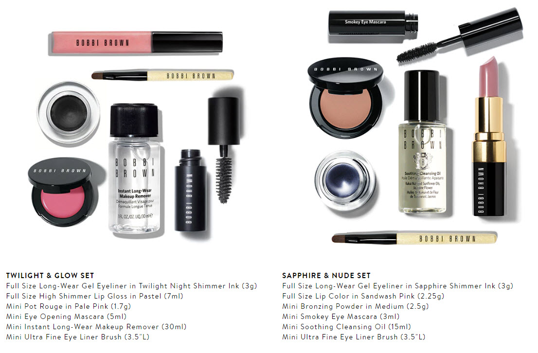 Receive your choice of 6-piece bonus gift with your $50 Bobbi Brown purchase