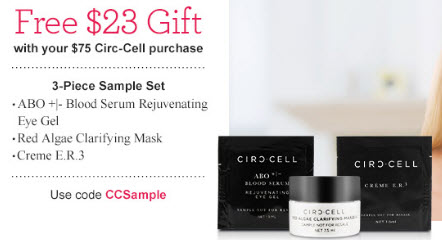 Receive a free 3-piece bonus gift with your $75 Circ-Cell purchase
