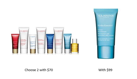 Receive a free 3-piece bonus gift with your $90 Clarins purchase