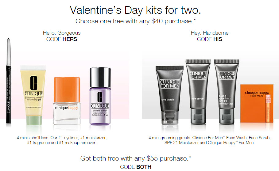 Receive a free 8-piece bonus gift with your $55 Clinique purchase