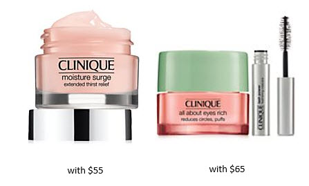 Receive a free 3-piece bonus gift with your $65 Clinique purchase