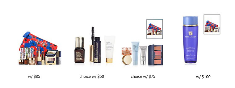 Receive your choice of 12-piece bonus gift with your $100 Estée Lauder purchase