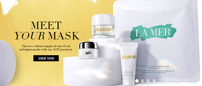 Receive your choice of 5-piece bonus gift with your $300 La Mer purchase