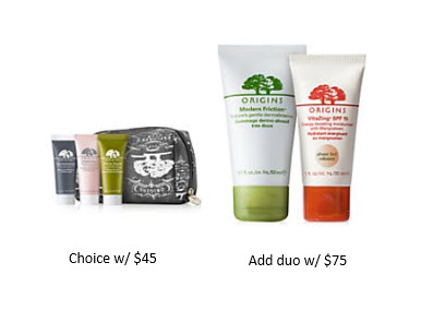 Receive a free 6-piece bonus gift with your $75 Origins purchase