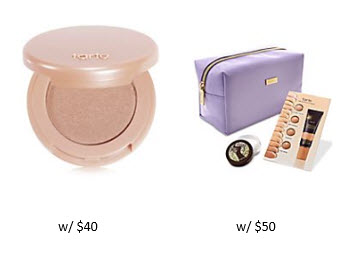 Receive a free 4-piece bonus gift with your $50 Tarte purchase