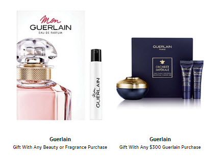 Receive a free 3-piece bonus gift with your $300 Guerlain purchase