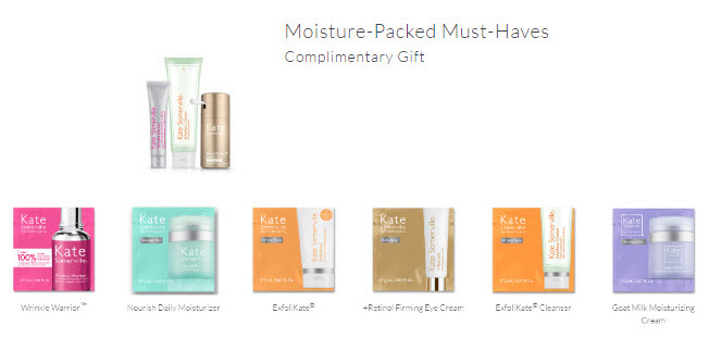 Receive a free 3-piece bonus gift with your $120 Kate Somerville purchase