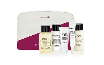 Receive a free 6-piece bonus gift with your $35 Philosophy purchase