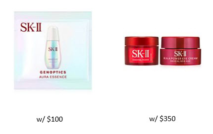 Receive a free 3-piece bonus gift with your $350 SK- II purchase