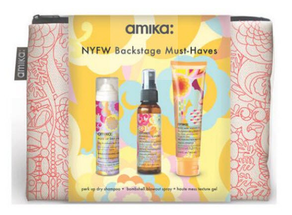 Receive a free 4-piece bonus gift with your $48 Amika purchase