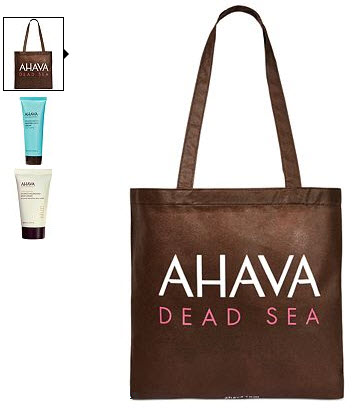 Receive a free 3-piece bonus gift with your $35 AHAVA purchase