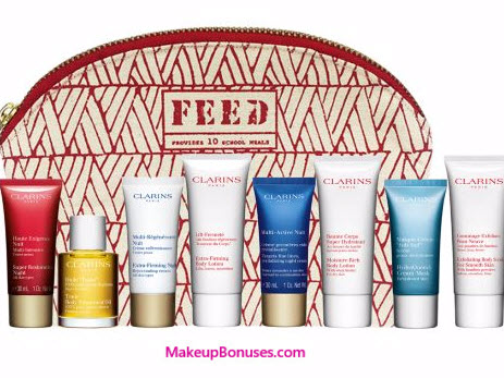 Receive a free 3-piece bonus gift with your $75 Clarins purchase