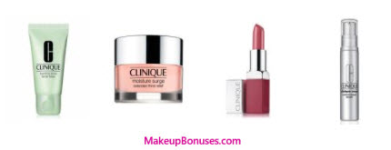 Receive a free 5-piece bonus gift with your $60 Clinique purchase