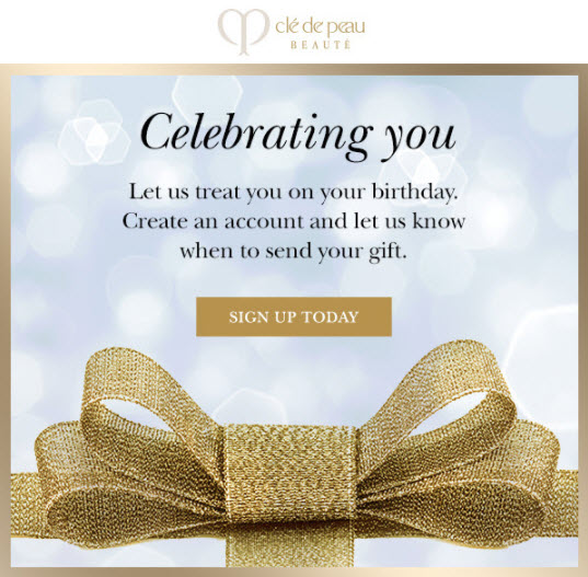 Clé de Peau Beauté Birthday Gift - MakeupBonuses.com
