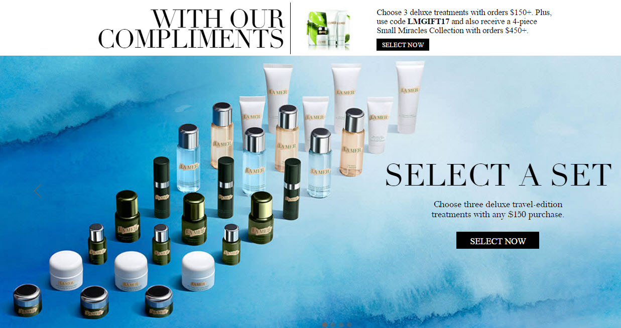 Receive a free 7-piece bonus gift with your $450 La Mer purchase