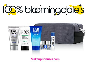 Receive a free 6-piece bonus gift with your $75 LAB SERIES purchase