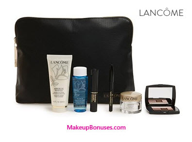 Receive a free 7-piece bonus gift with your $39.5 Lancôme purchase