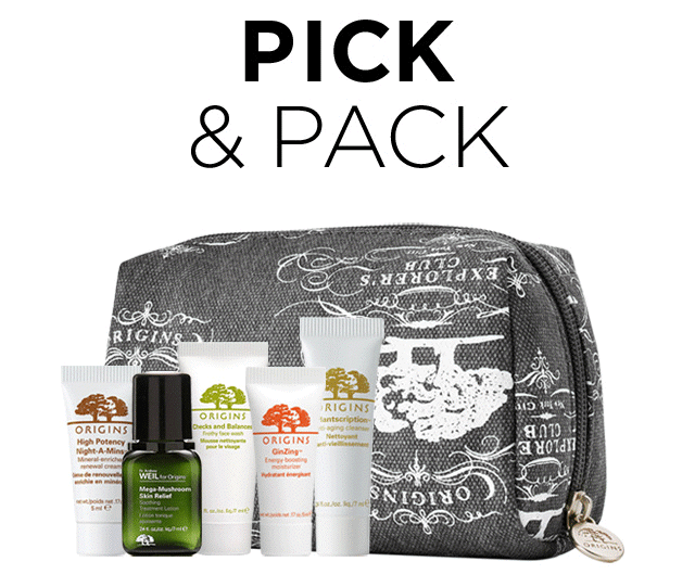 Receive your choice of 7-piece bonus gift with your $50 Origins purchase