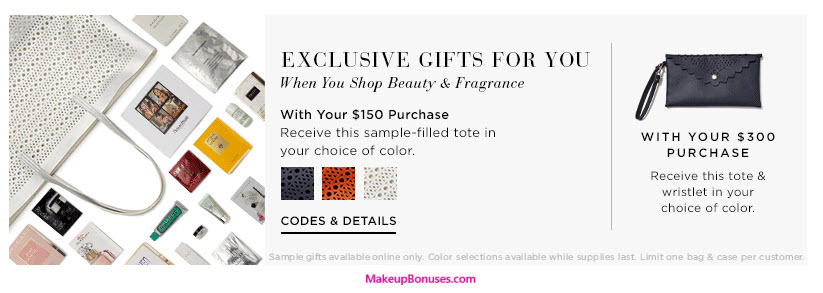 Receive your choice of 16-piece bonus gift with your $300 Multi-Brand purchase
