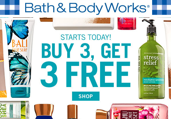 Receive your choice of 3-piece bonus gift with your 3 Body Care Product purchase
