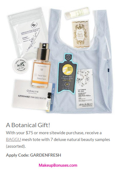 Receive a free 8-piece bonus gift with your $75 Multi-Brand purchase