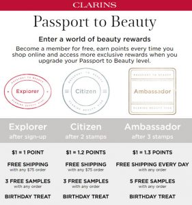 clarins free birthday gift MakeupBonuses.com
