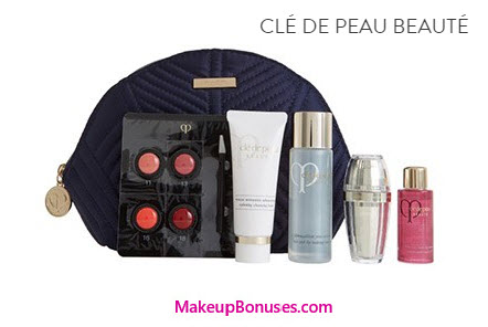 Receive a free 6-piece bonus gift with your $350 Clé de Peau Beauté purchase