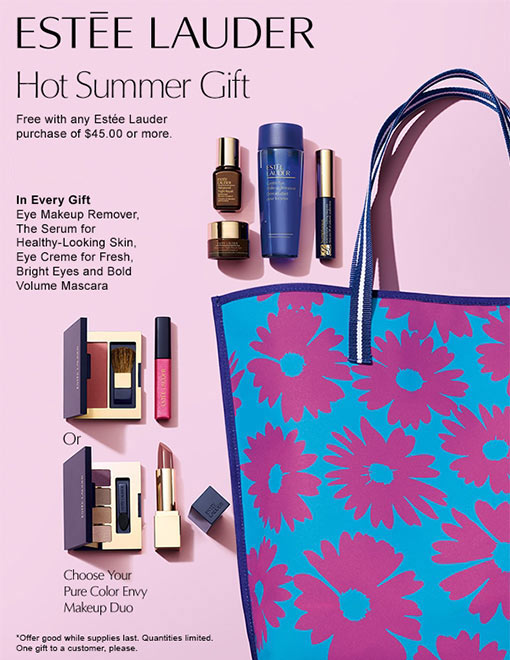 Estée Lauder Free Gift with Purchase Makeup Bonuses