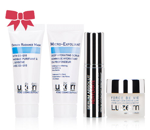Receive a free 4-piece bonus gift with your $200 Luzern Laboratories purchase