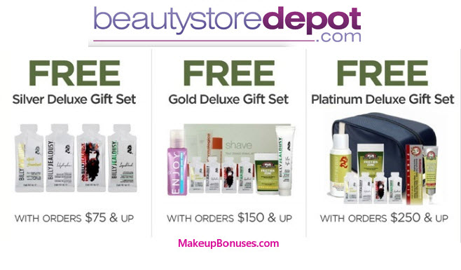 Receive a free 4-pc gift with your $75 Multi-Brand purchase