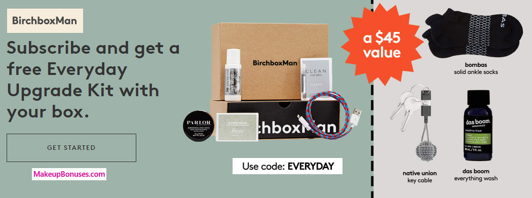 Receive a free 3-pc gift with your Men's Subscription purchase