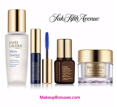 Receive a free 4-pc gift with your $75 Estée Lauder purchase