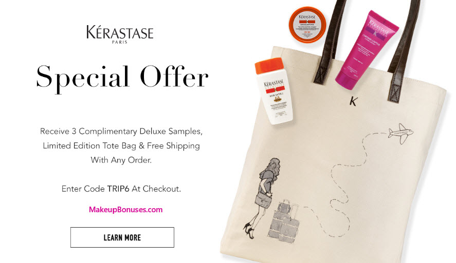 Receive a free 4-pc gift with your Kérastase purchase