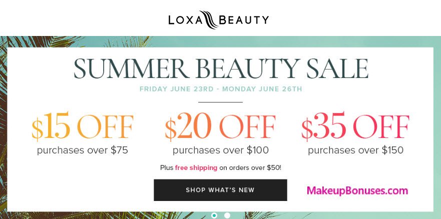 Loxa Beauty Summer Sale