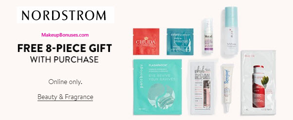 Receive a free 8-pc gift with your $55 Multi-Brand purchase