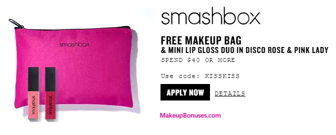 Receive a free 3-pc gift with your $40 Smashbox purchase