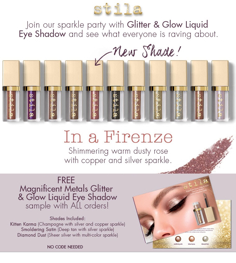 Receive a free 3-pc gift with your Stila purchase