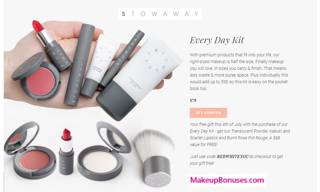 Receive a free 4-pc gift with your Every Day Kit ($79) purchase