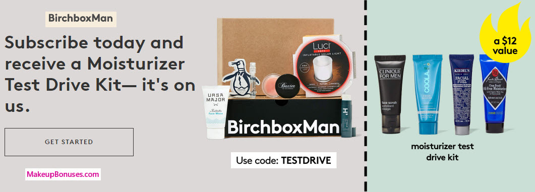 Receive a free 4-piece bonus gift with your Men's Subscription purchase