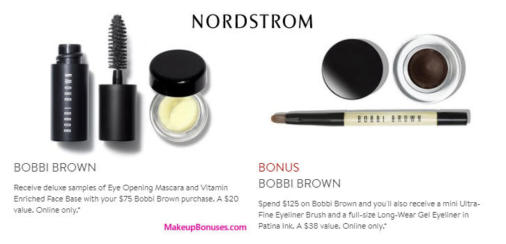 Receive a free 4-pc gift with your $125 Bobbi Brown purchase