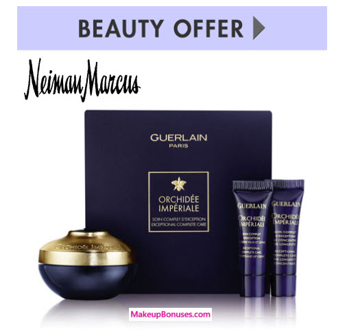 Receive a free 3-piece bonus gift with your $300 Guerlain purchase