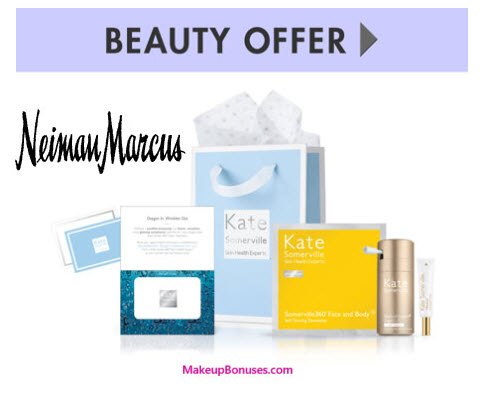 Receive a free 3-piece bonus gift with your $150 Kate Somerville purchase
