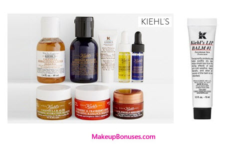 Receive a free 8-pc gift with your $125 Kiehl's purchase