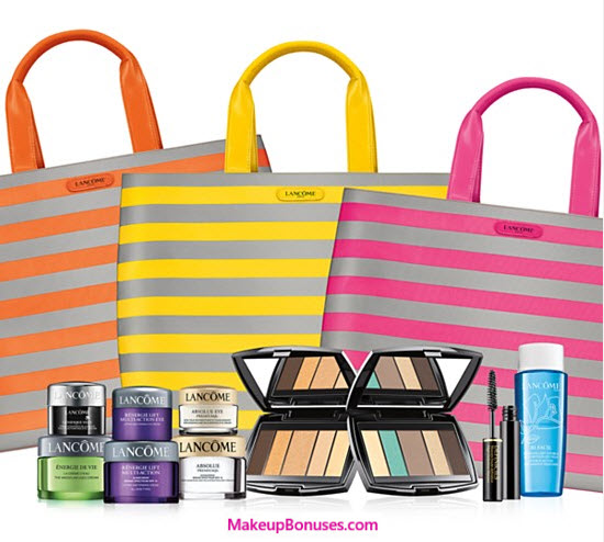 Receive your choice of 6-piece bonus gift with your $39.5 Lancôme purchase