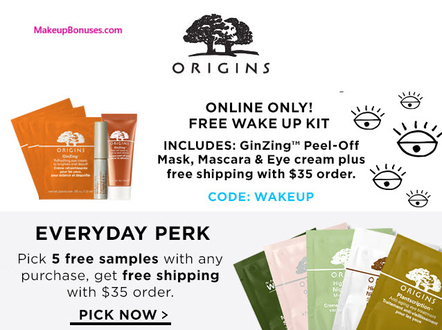 Receive your choice of 10-pc gift with your $35 Origins purchase