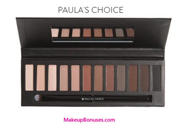 Receive a free 12-pc gift with your $100 PAULA'S CHOICE purchase
