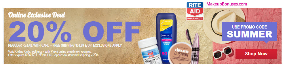 Rite Aid SUMMER promo offer