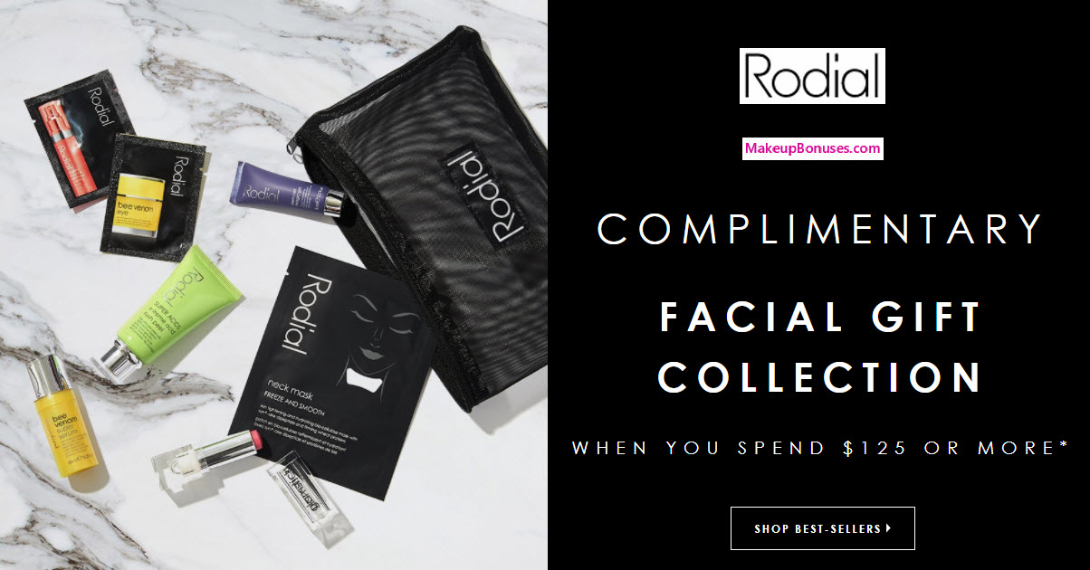 Receive a free 7-pc gift with your $125 Rodial purchase