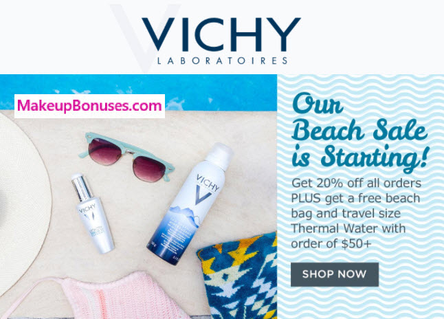 Vichy 20% Off Discount + Free Gifts!