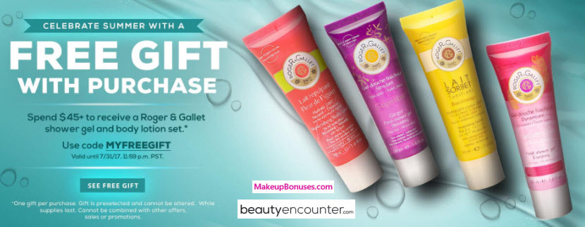 Receive a free 4-pc gift with your $45 Multi-Brand purchase